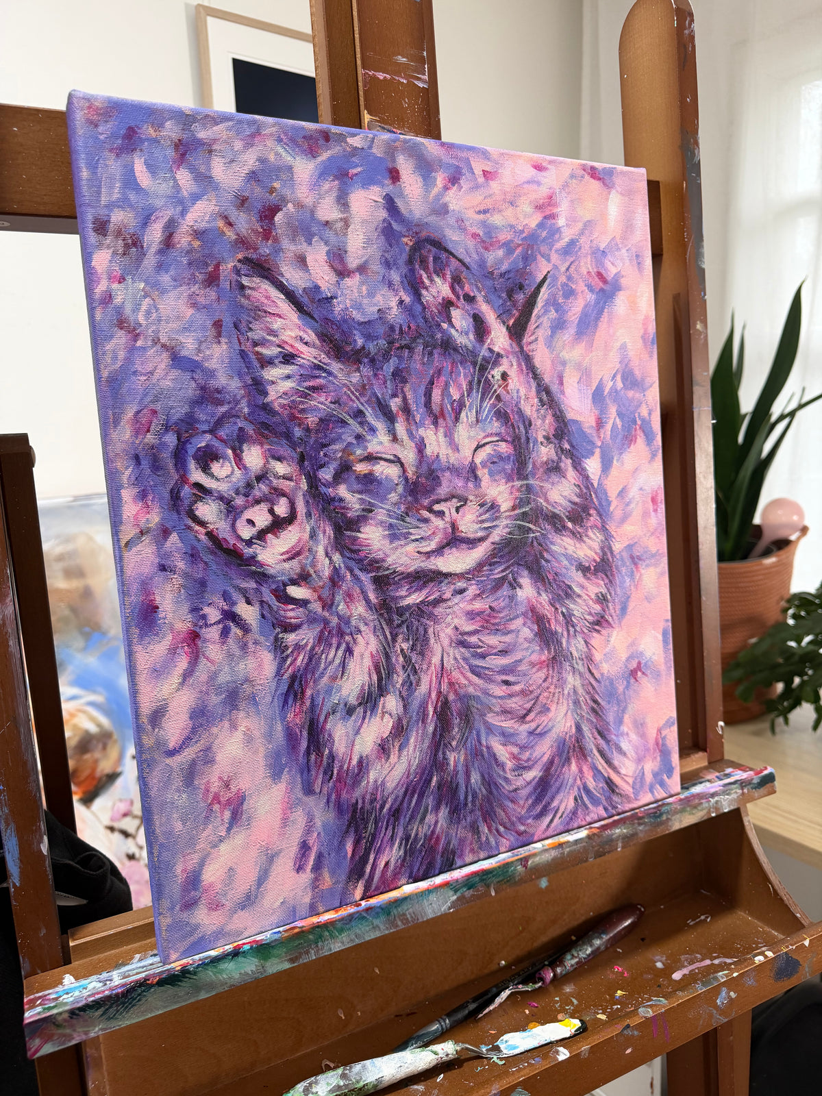 Cat Days (46cm x 38cm)