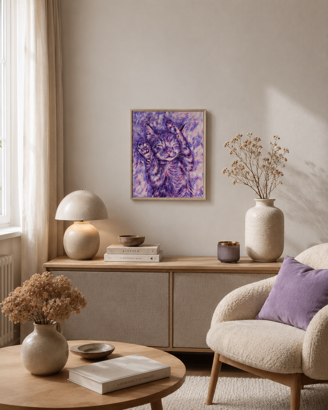 Kissanpäivät (46cm x 38cm)