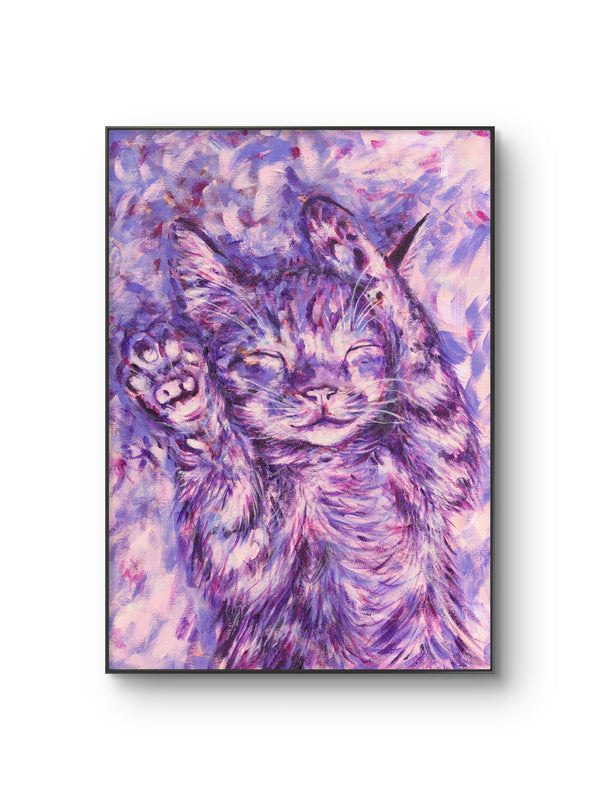 Kissanpäivät (46cm x 38cm)